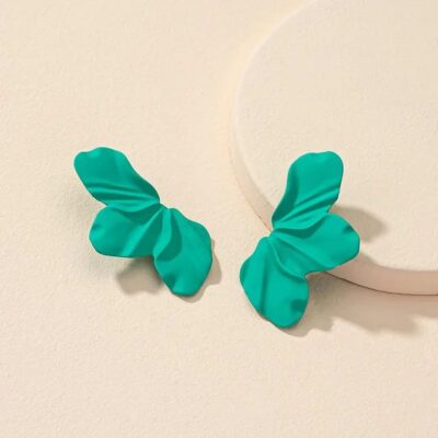 Half Flower Stud Earrings