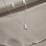 Crystal Butterfly Jewelry Set