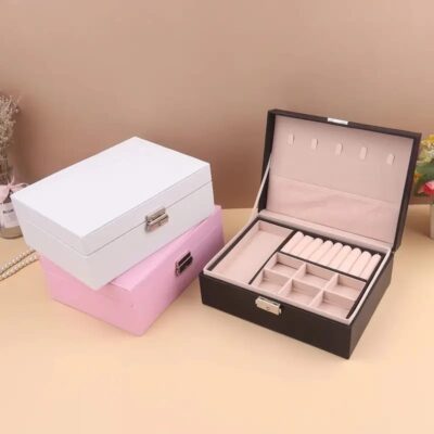 Double Layer Jewelry Storage Box