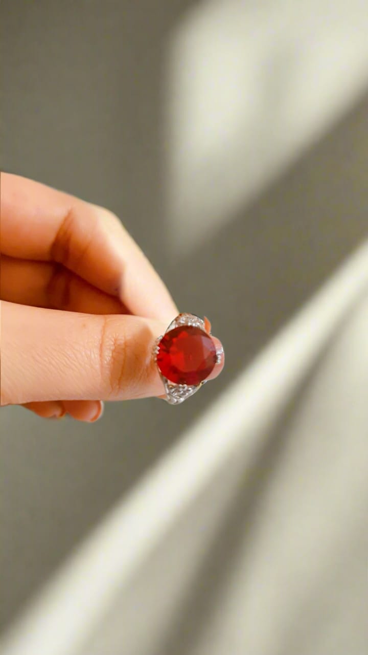 Red Stone Ring